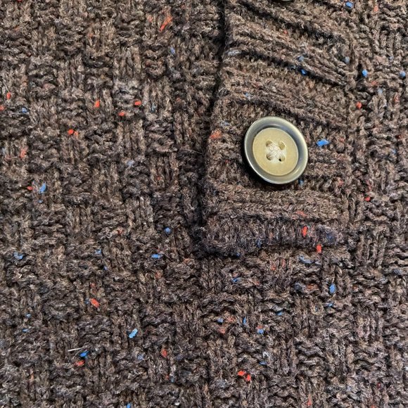 Tweed Brown Hoodie - Picture 4 of 5